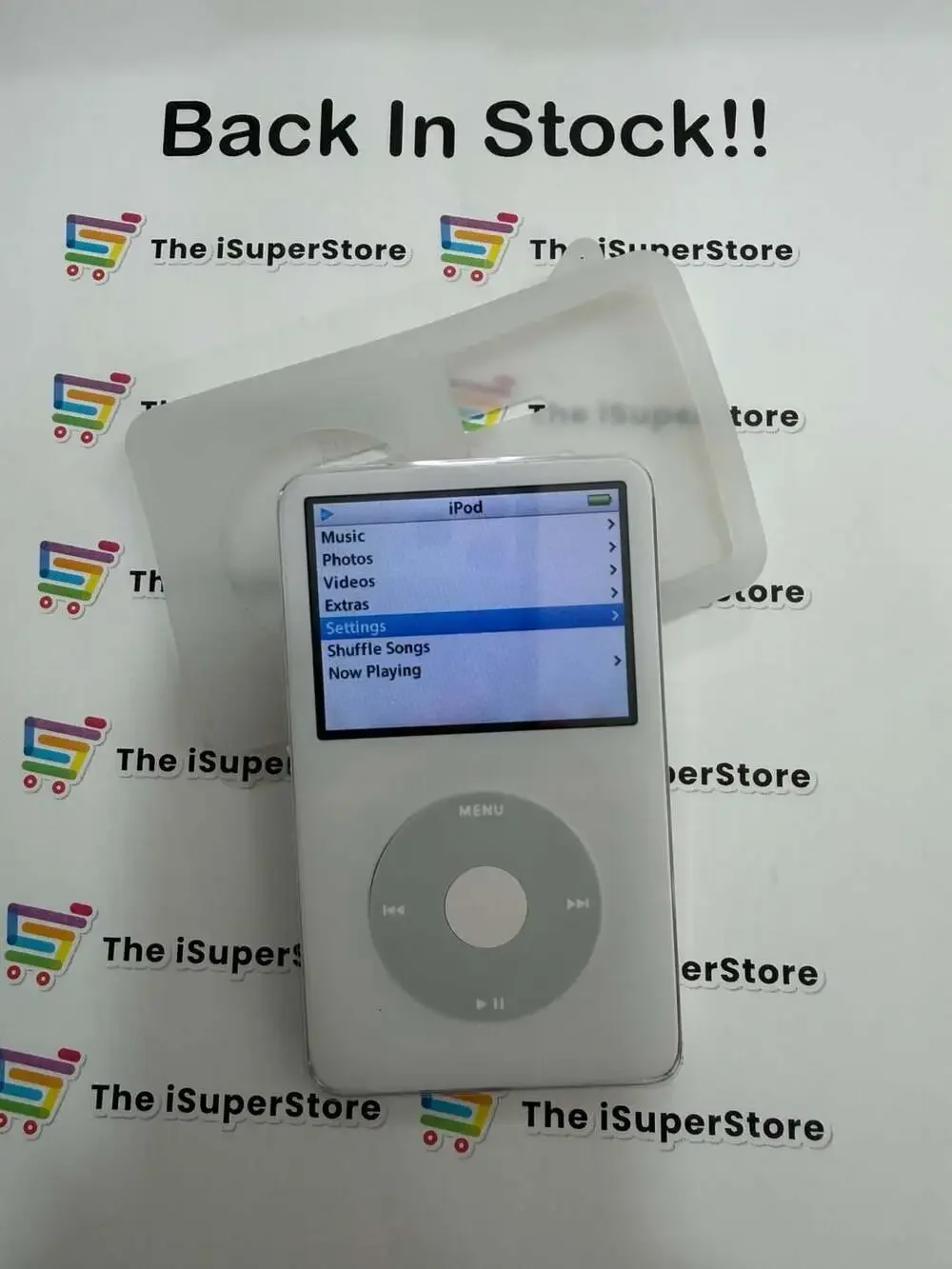 Refurbished Apple iPod Classic 5th Gen 80GB White SSD Upgrade 1 Yr Warranty